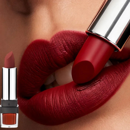 12 Color Velvet Matte Lipstick — Long - Lasting Waterproof Non - Transfer Natural Lipstick for Women - Mzunye