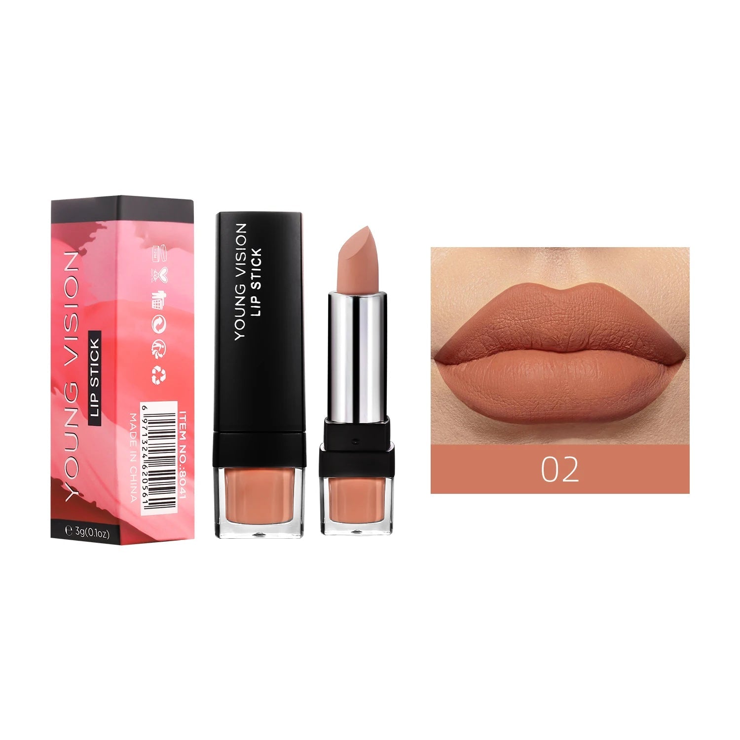 12 Color Velvet Matte Lipstick — Long - Lasting Waterproof Non - Transfer Natural Lipstick for Women - Mzunye