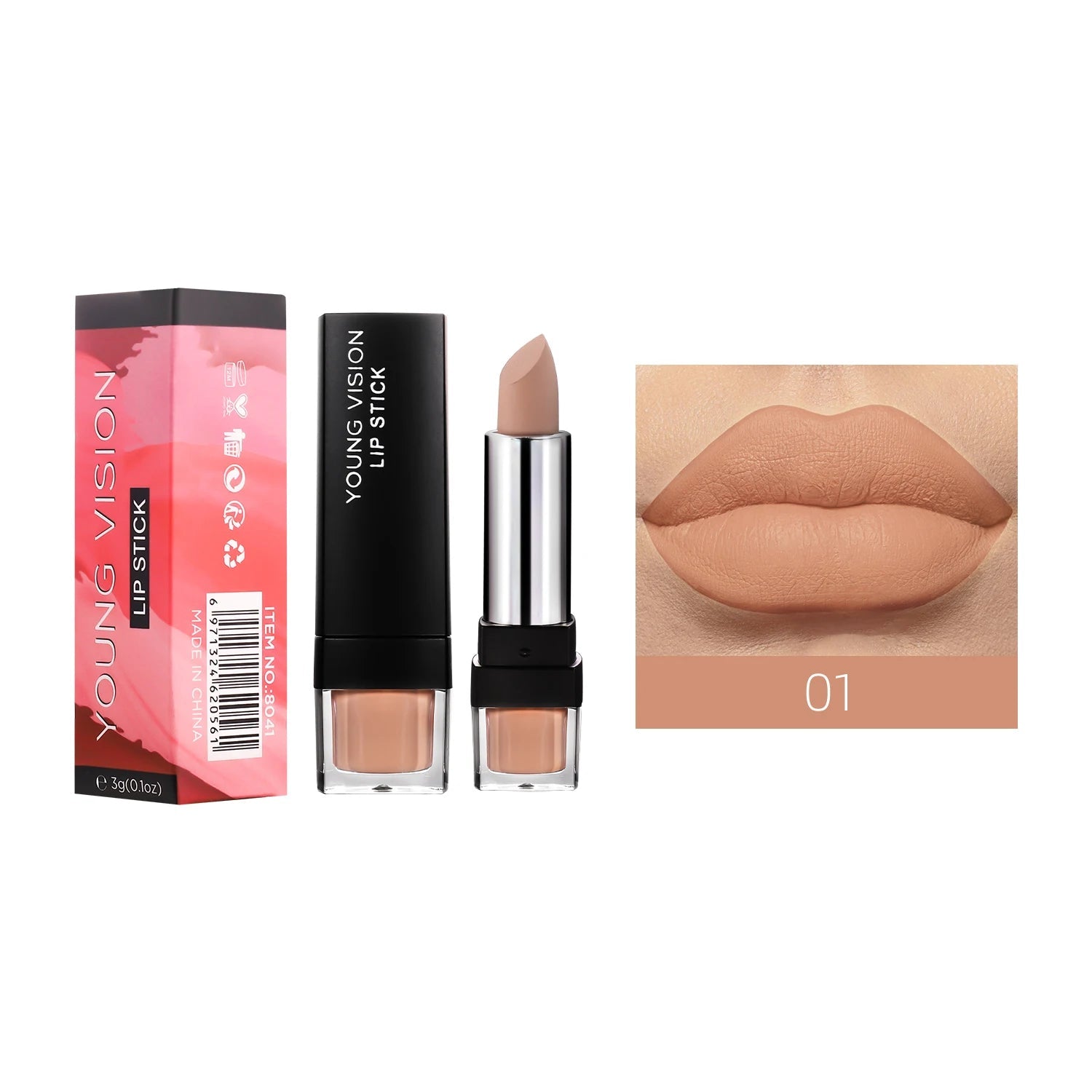 12 Color Velvet Matte Lipstick — Long - Lasting Waterproof Non - Transfer Natural Lipstick for Women - Mzunye