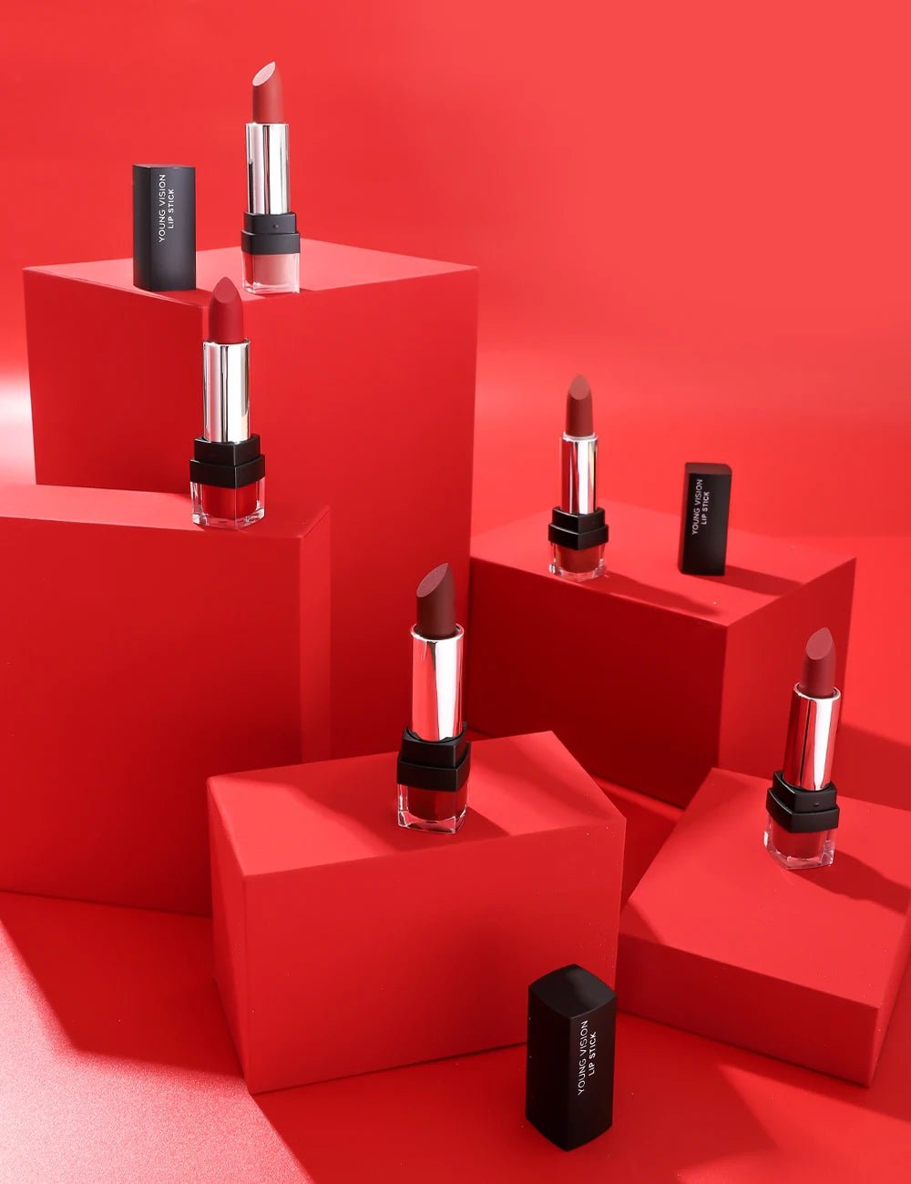 12 Color Velvet Matte Lipstick — Long - Lasting Waterproof Non - Transfer Natural Lipstick for Women - Mzunye
