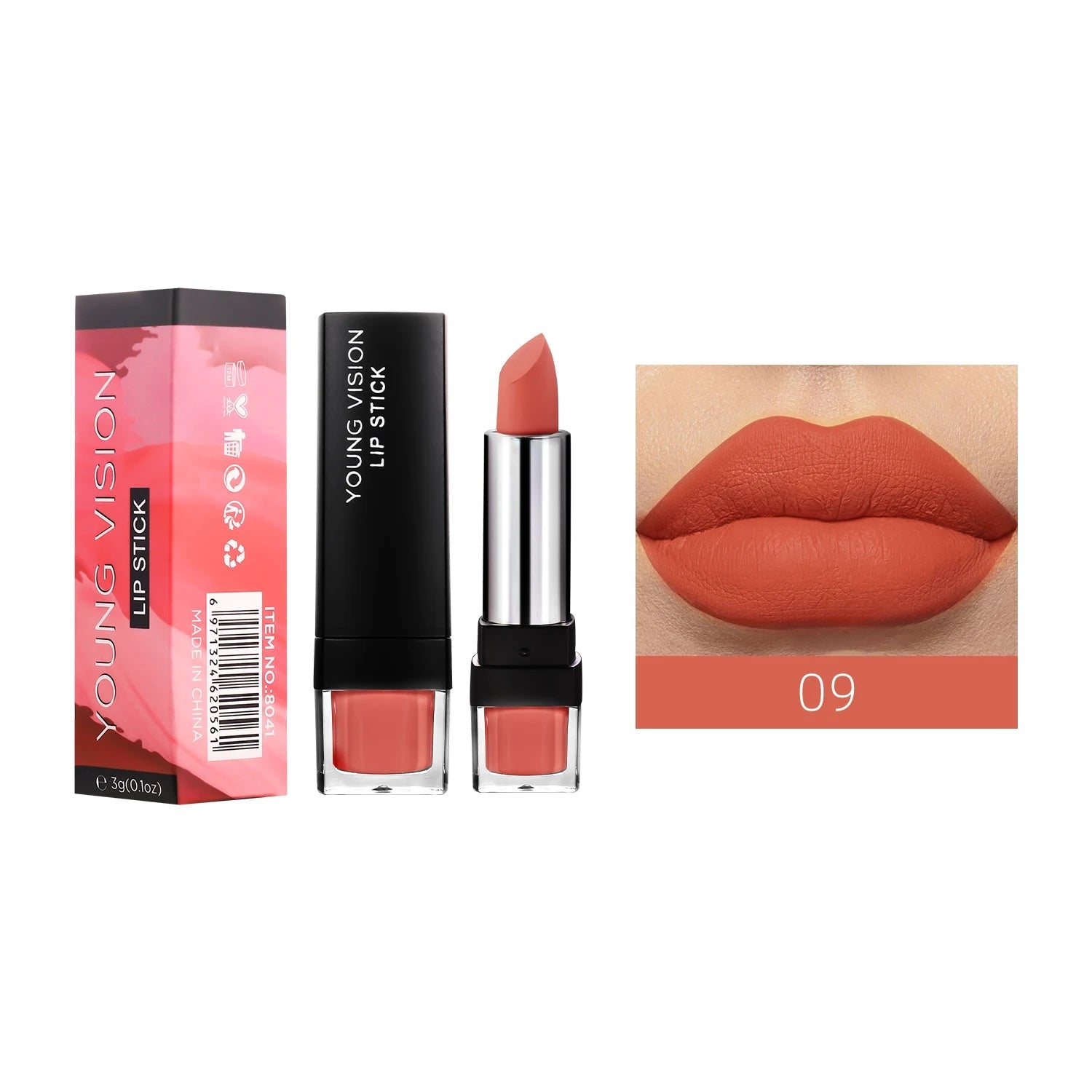 12 Color Velvet Matte Lipstick — Long - Lasting Waterproof Non - Transfer Natural Lipstick for Women - Mzunye