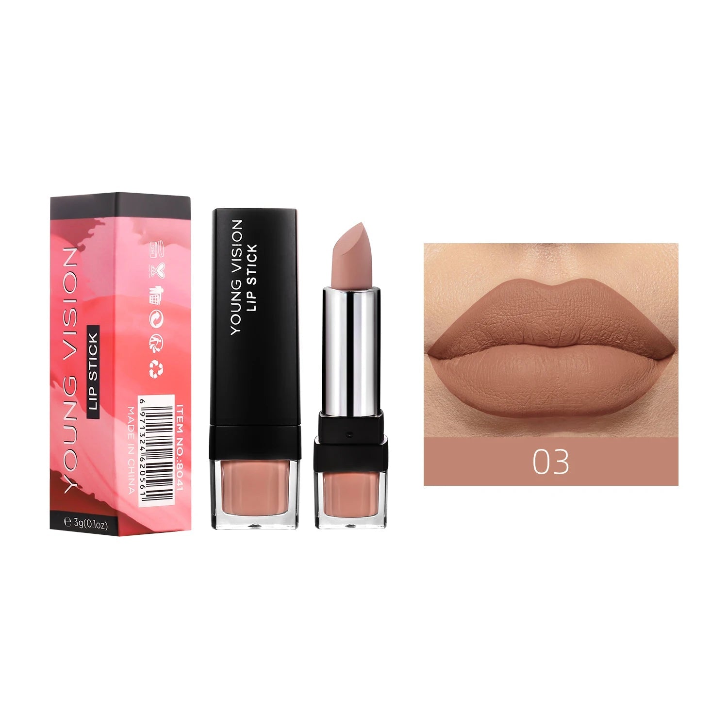 12 Color Velvet Matte Lipstick — Long - Lasting Waterproof Non - Transfer Natural Lipstick for Women - Mzunye