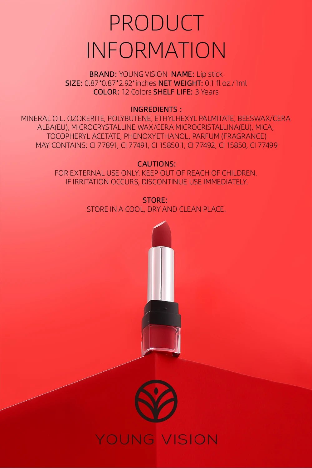 12 Color Velvet Matte Lipstick — Long - Lasting Waterproof Non - Transfer Natural Lipstick for Women - Mzunye