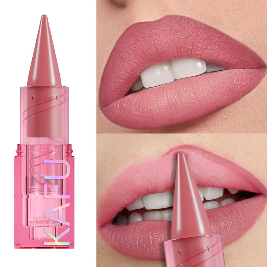 15 Color Korean Matte Lip Liner Pen — Red & Pink Contour Tint Long - Lasting Lip Glaze Gift - Mzunye