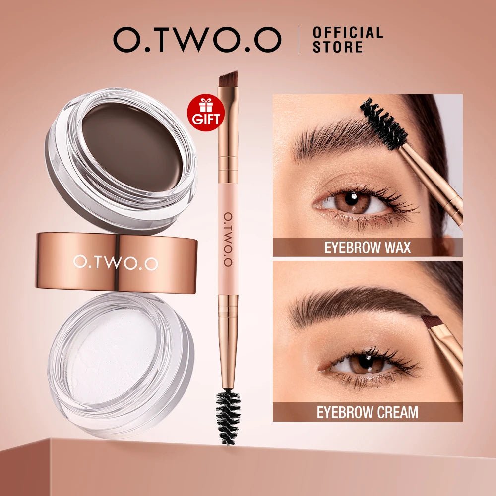 2 - in - 1 Eyebrow Pomade & Brow Gel Wax — Waterproof Long - Lasting Creamy Tint Enhancer - Mzunye