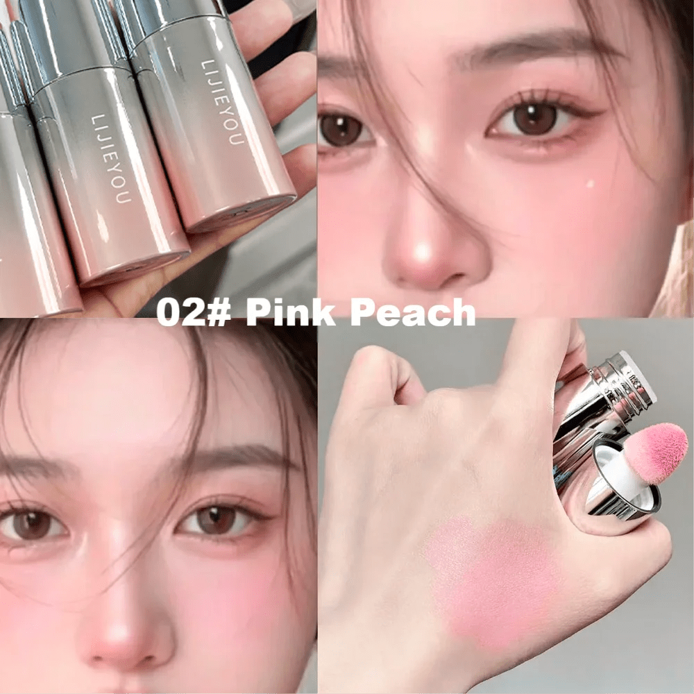 2 - in - 1 Liquid Blush & Lip Tint — Moisturizing Water Glow in 4 Shades - Mzunye