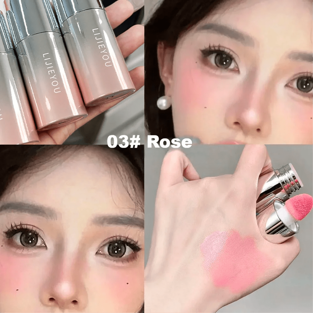 2 - in - 1 Liquid Blush & Lip Tint — Moisturizing Water Glow in 4 Shades - Mzunye