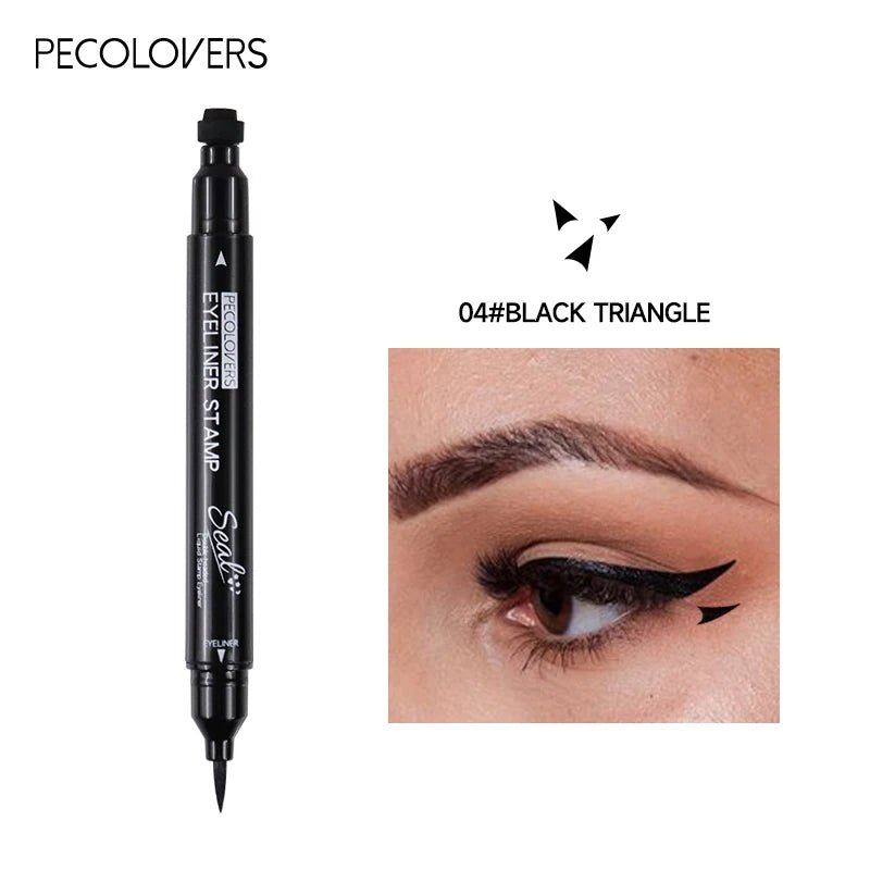 2 - in - 1 Star & Moon Stamp Liquid Eyeliner — Waterproof, Long - Lasting, 7 Shades - Mzunye