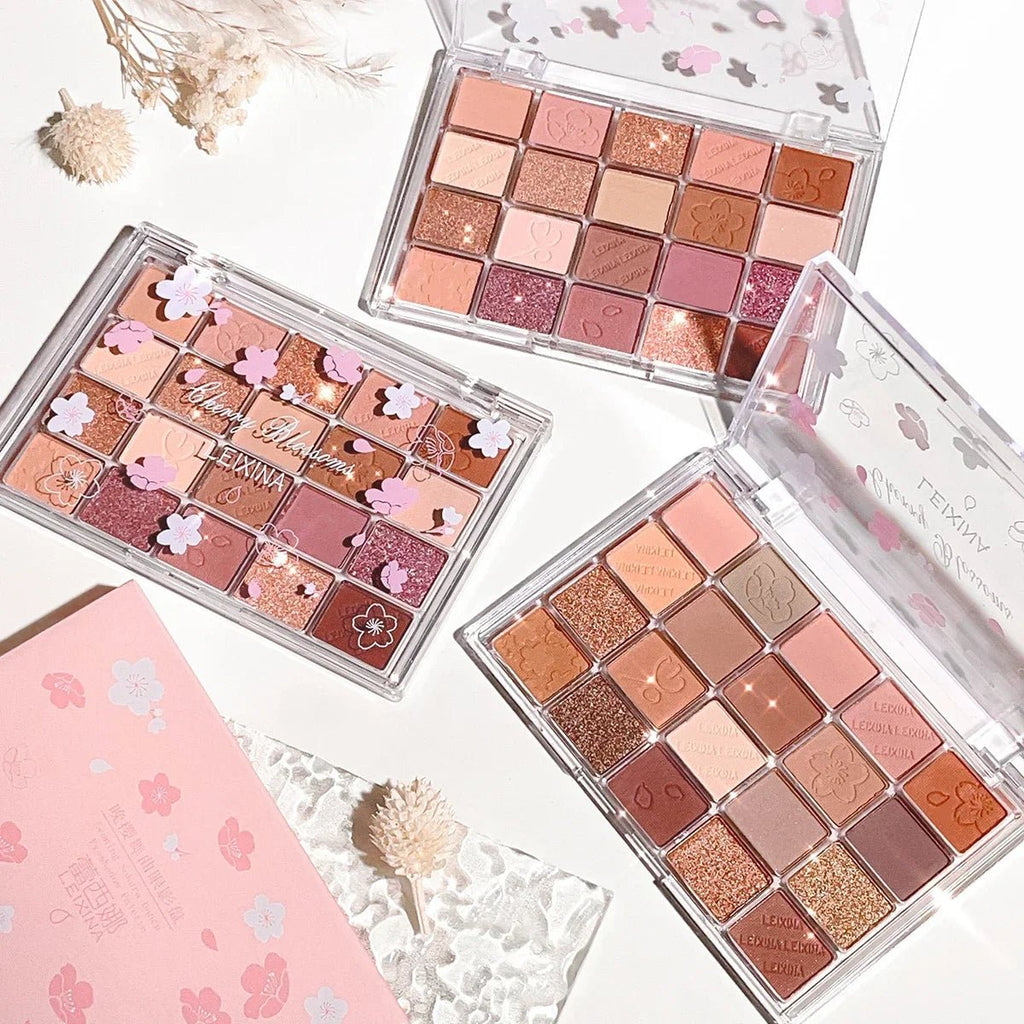 20 - Color Eyeshadow Palette — Shimmer & Matte Highly Pigmented - Mzunye