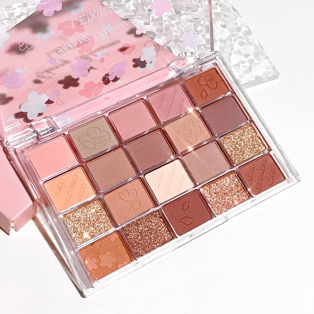 20 - Color Eyeshadow Palette — Shimmer & Matte Highly Pigmented - Mzunye