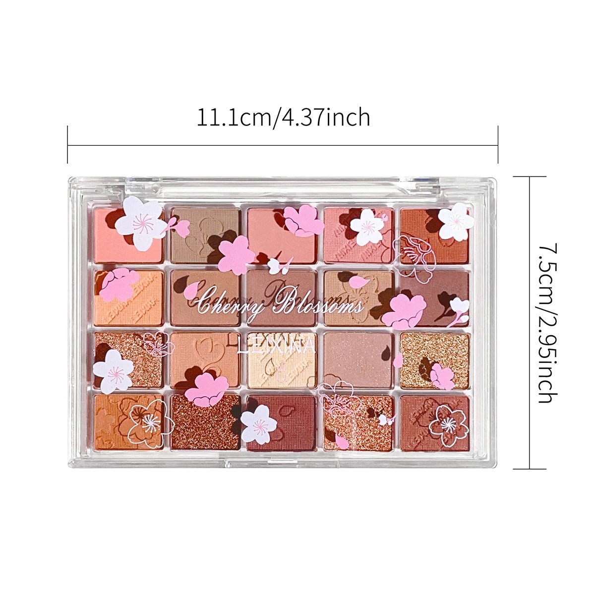 20 - Color Eyeshadow Palette — Shimmer & Matte Highly Pigmented - Mzunye