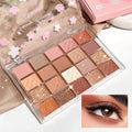 20 - Color Eyeshadow Palette — Shimmer & Matte Highly Pigmented - Mzunye