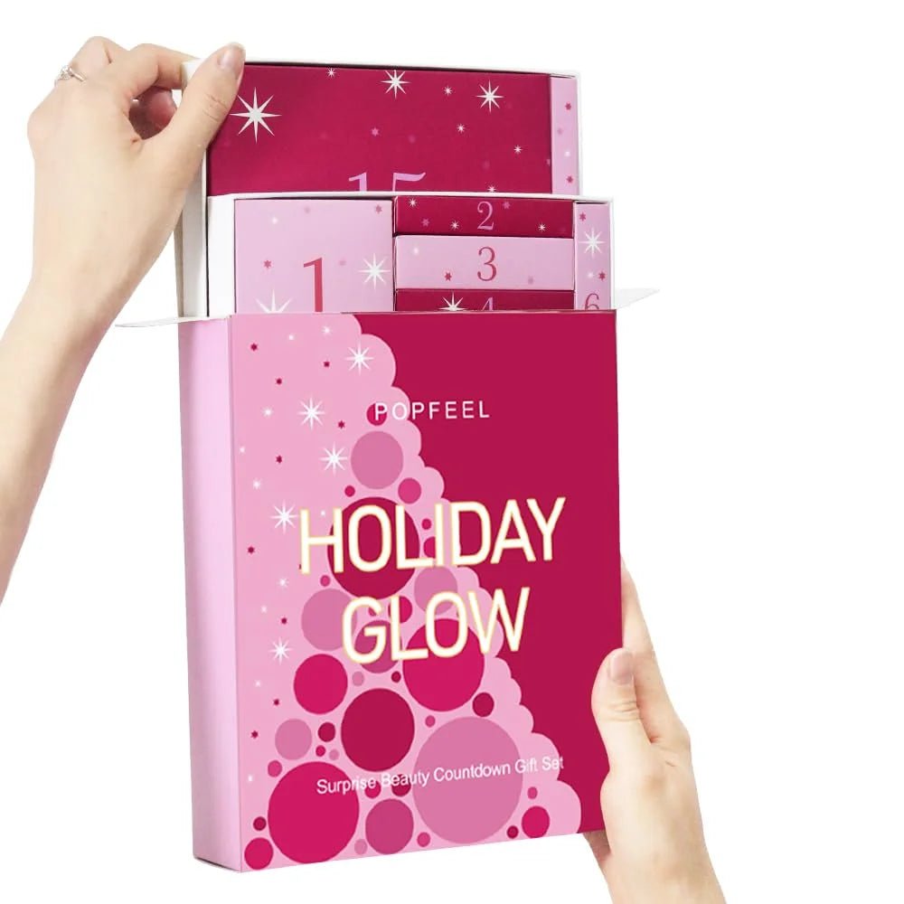 2025 Beauty Advent Calendar — 24 - Piece Christmas Makeup Countdown Gift Box - Mzunye