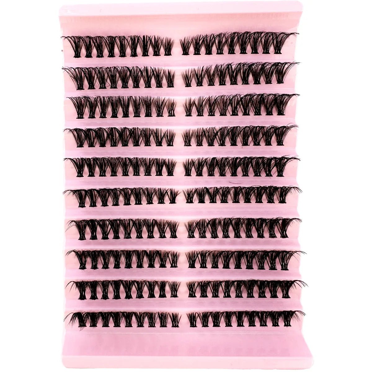3D Wispy Cat & Fox Eye Lash Clusters — Left & Right Segmented DIY Extensions - Mzunye