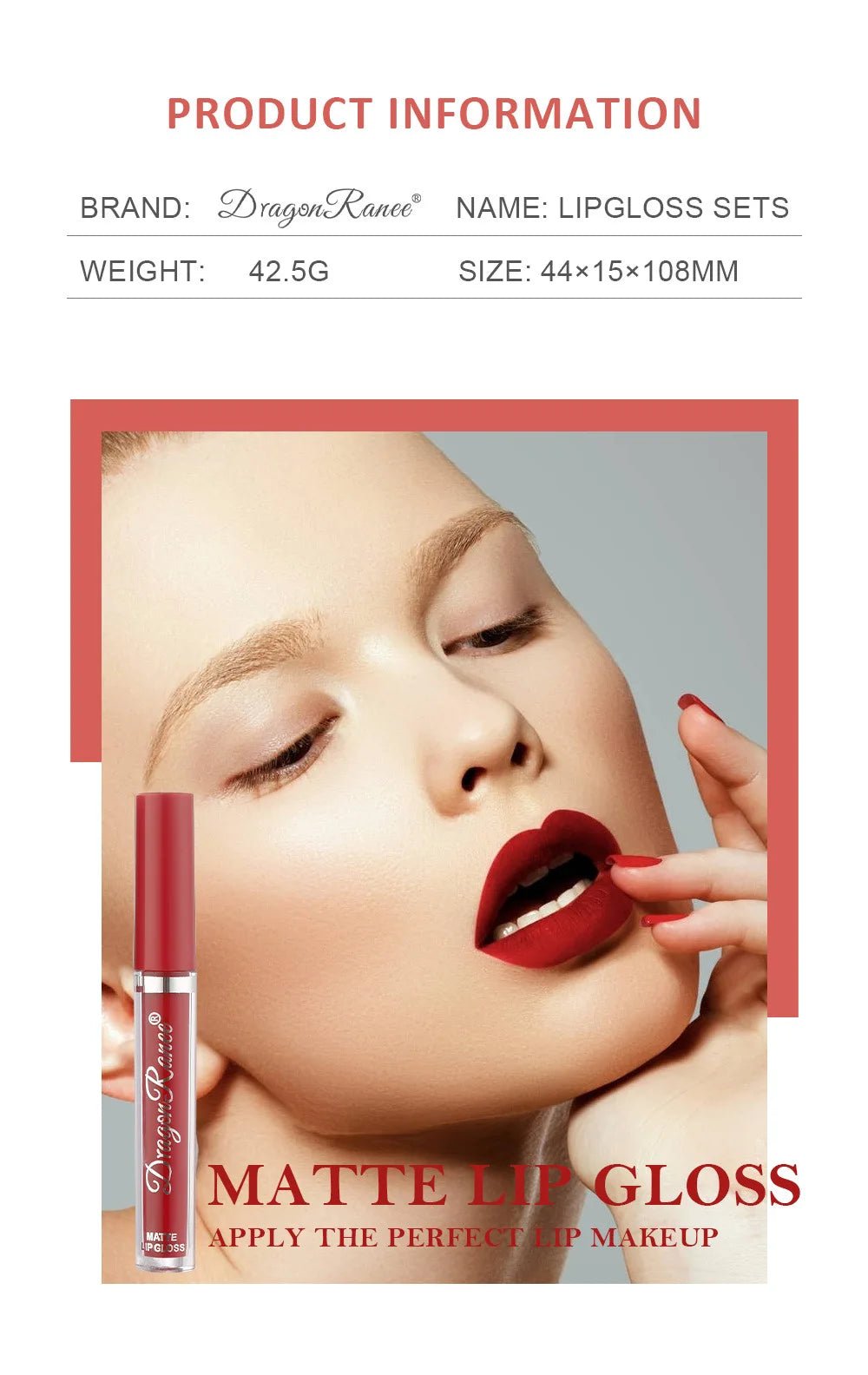 3pc Korean Matte Liquid Lipstick Set — Long - Lasting Waterproof Lip Makeup for Women - Mzunye