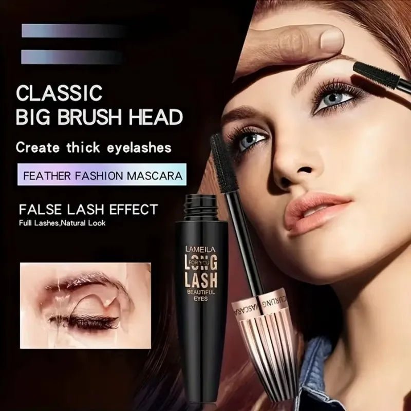 4D Plumping Mascara — Waterproof, Smudge - Proof, Thick & Curling in Black & Brown - Mzunye