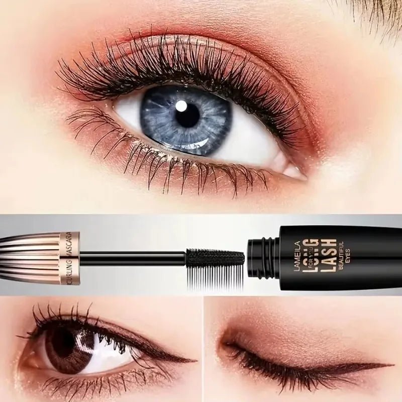 4D Plumping Mascara — Waterproof, Smudge - Proof, Thick & Curling in Black & Brown - Mzunye