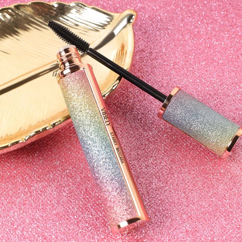 4D Starry Sky Black Mascara — Volumising, Curling, Waterproof & Non - Transferring - Mzunye