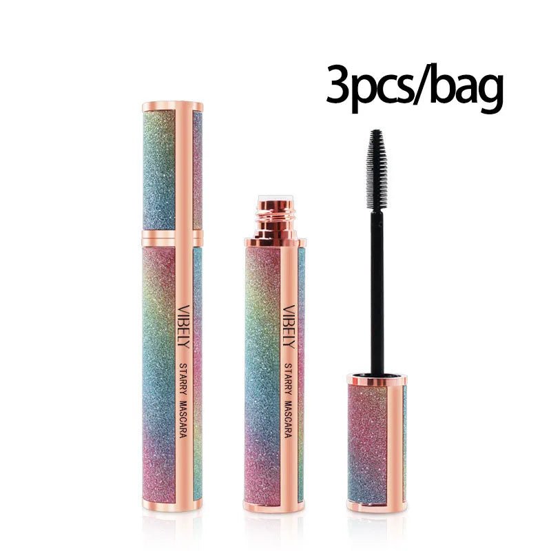 4D Starry Sky Black Mascara — Volumising, Curling, Waterproof & Non - Transferring - Mzunye