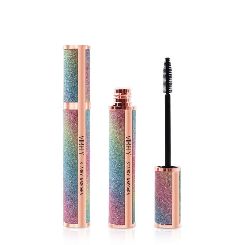 4D Starry Sky Black Mascara — Volumising, Curling, Waterproof & Non - Transferring - Mzunye
