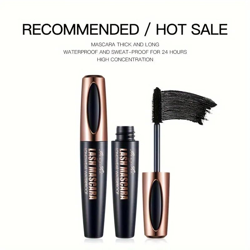4D Volume Mascara — Waterproof, Smudge - Proof, All - Day Full Lashes - Mzunye