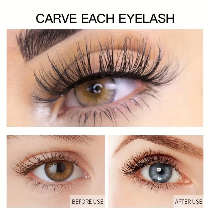 4D Volume Mascara — Waterproof, Smudge - Proof, All - Day Full Lashes - Mzunye