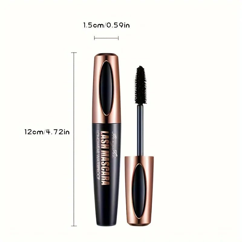 4D Volume Mascara — Waterproof, Smudge - Proof, All - Day Full Lashes - Mzunye