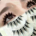 5 Pairs Ultra - Fine Air Lashes — Transparent Band, Japanese - Style Natural Lash Extensions - Mzunye
