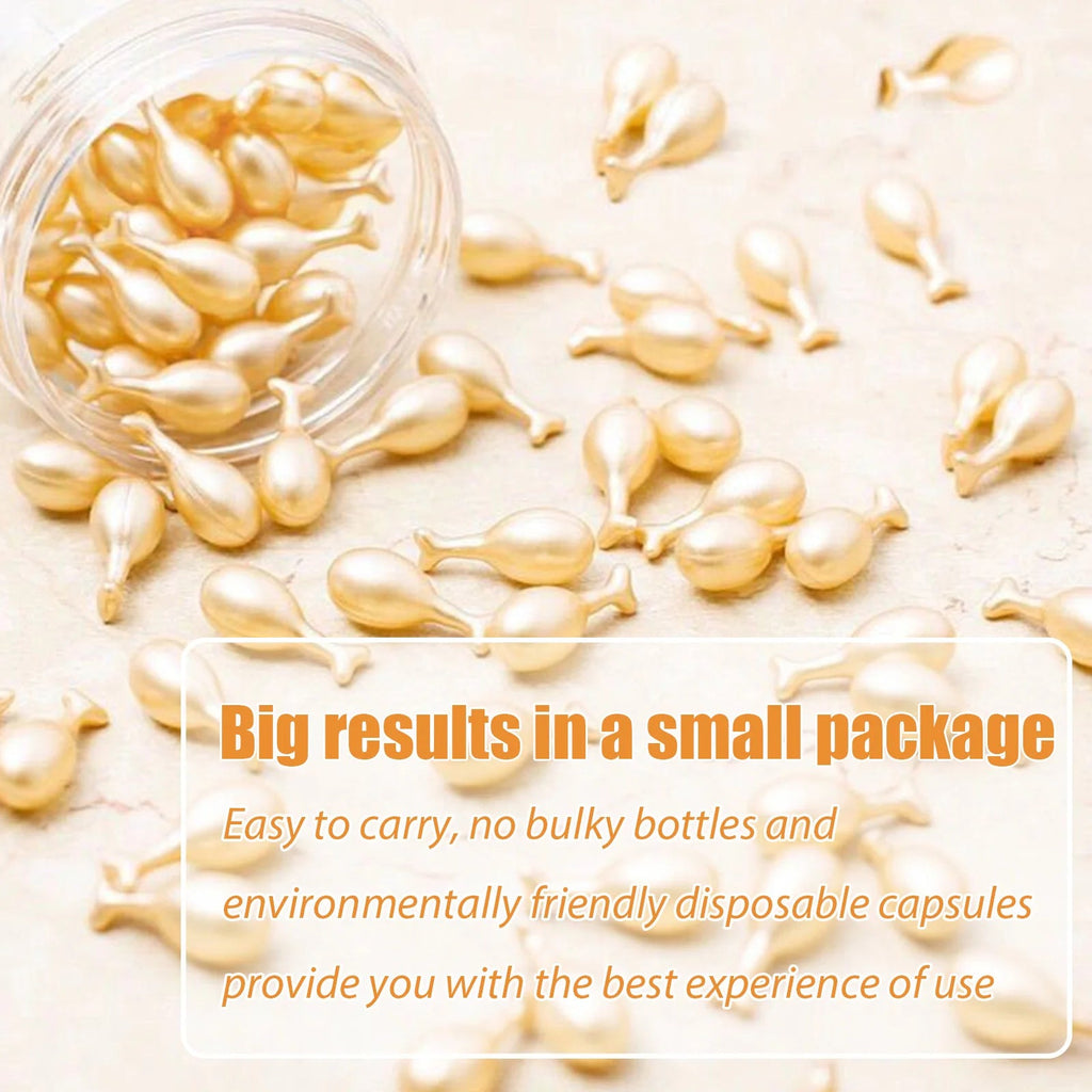 50 - Piece Collagen & Hyaluronic Acid Face Capsules Serum | Anti - Acne, Firming, Whitening & Wrinkle Remover - Mzunye