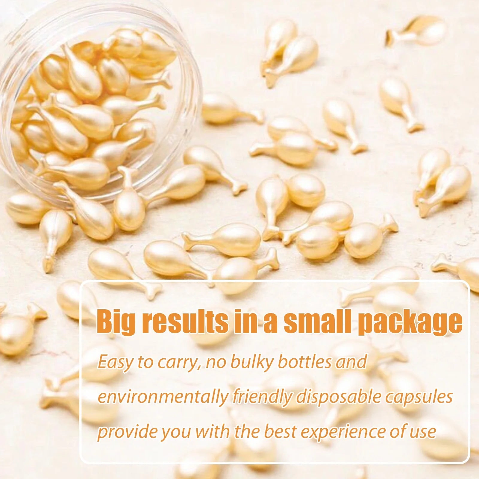 50 - Piece Collagen & Hyaluronic Acid Face Capsules Serum | Anti - Acne, Firming, Whitening & Wrinkle Remover - Mzunye
