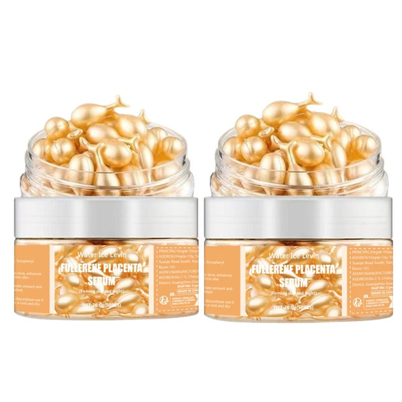 50 - Piece Collagen & Hyaluronic Acid Face Capsules Serum | Anti - Acne, Firming, Whitening & Wrinkle Remover - Mzunye