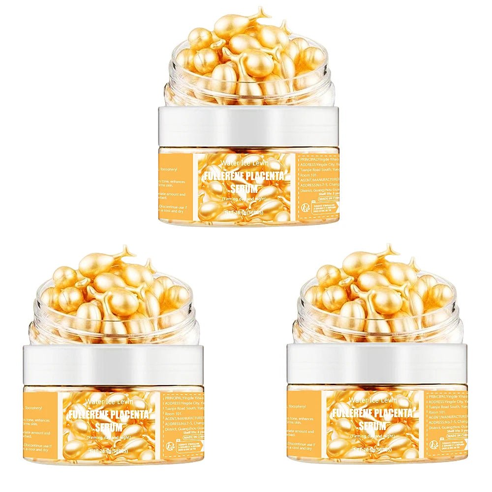 50 - Piece Collagen & Hyaluronic Acid Face Capsules Serum | Anti - Acne, Firming, Whitening & Wrinkle Remover - Mzunye