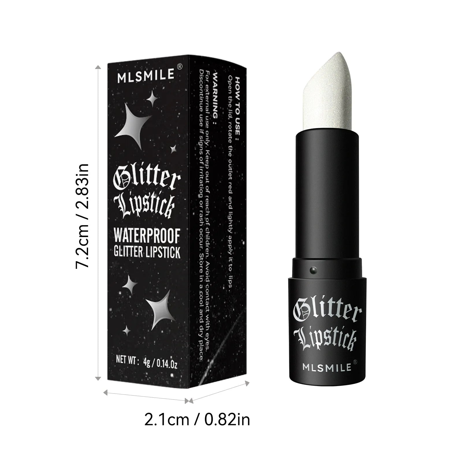 7 Color Glitter Metallic Lipstick — Waterproof Diamond Pearlescent Lip Gloss for Women - Mzunye