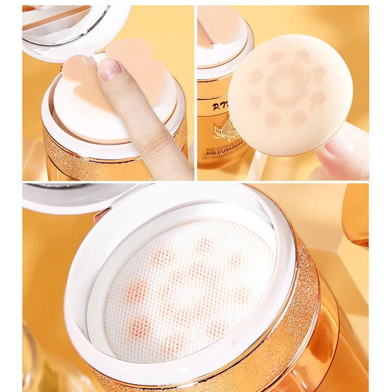 Air Cushion BB Cream Foundation — Lightweight Coverage, Dewy Finish - Mzunye