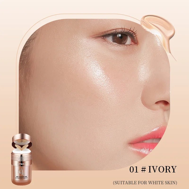 Air Cushion BB Cream Foundation — Lightweight Coverage, Dewy Finish - Mzunye