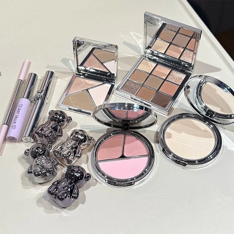 ART VALUE Complete Face Makeup Set — 11 - Piece Full Glam Collection - Mzunye