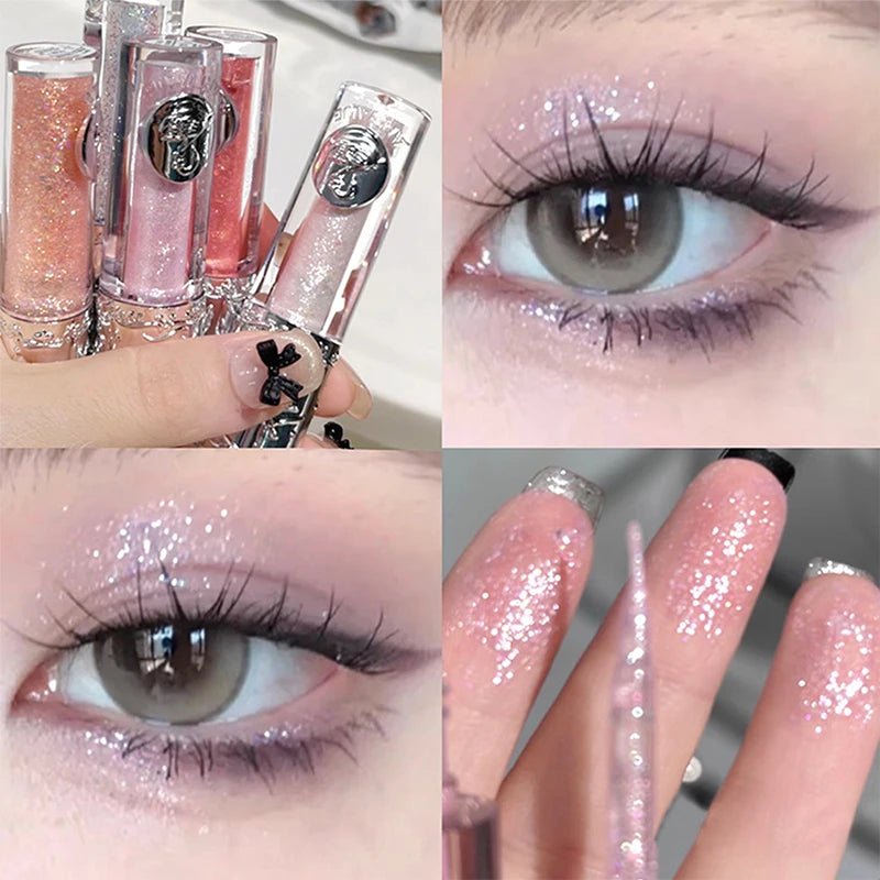 Balletism Liquid Eyeshadow — Fine Shimmer Highlight Eye Glam - Mzunye