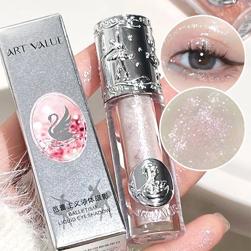 Balletism Liquid Eyeshadow — Fine Shimmer Highlight Eye Glam - Mzunye
