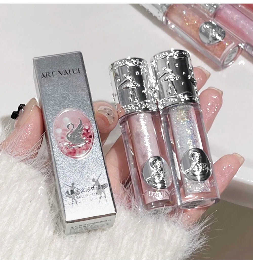 Balletism Liquid Eyeshadow — Fine Shimmer Highlight Eye Glam - Mzunye