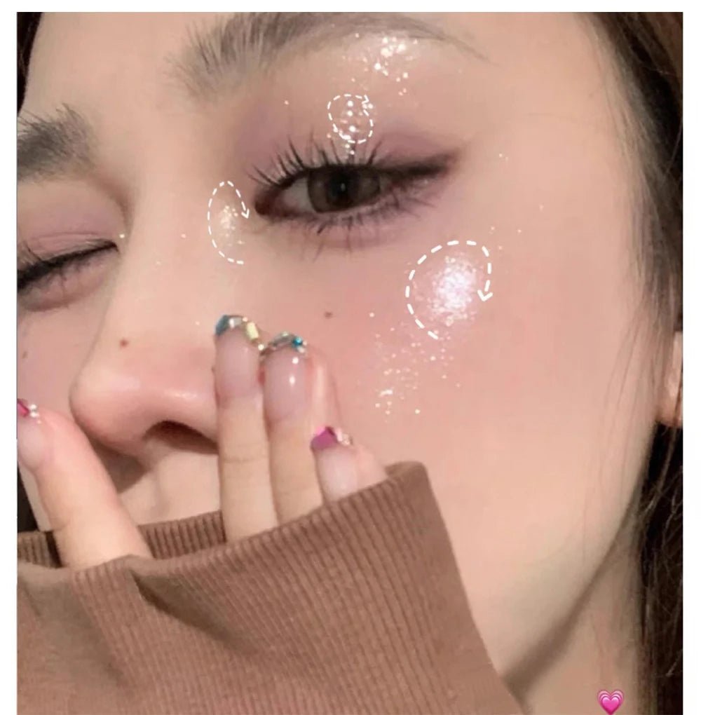 Balletism Liquid Eyeshadow — Fine Shimmer Highlight Eye Glam - Mzunye