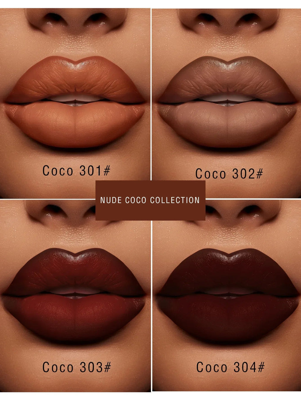 Bare Matte Silky Lipstick — Long - Lasting Waterproof Glossy Finish in 4 Shades - Mzunye