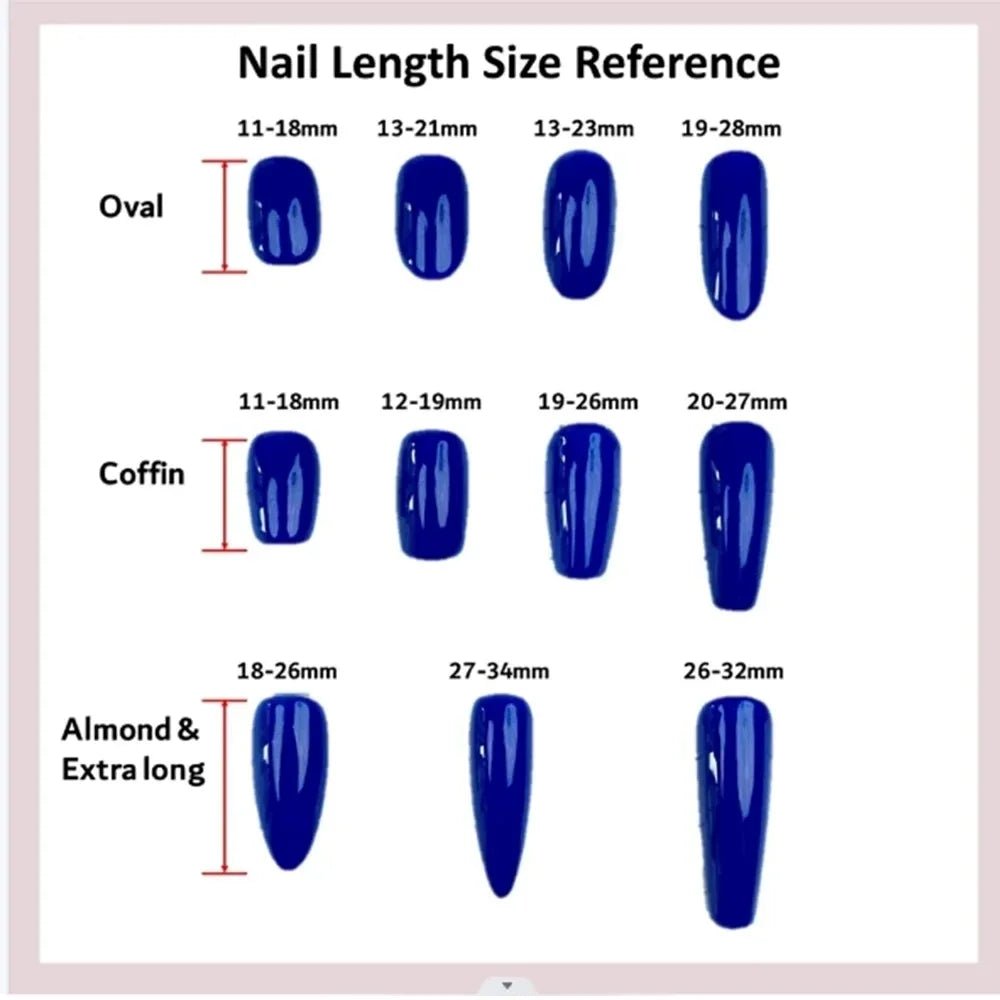 Black Gold Luxury Press - On Nails — Dark Glam Handmade Style in XS–L Sizes - Mzunye