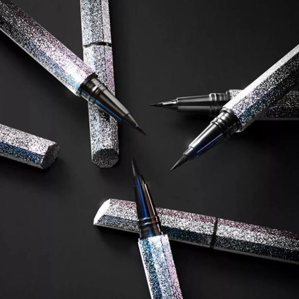 Black Liquid Eyeliner Pen — Waterproof, Quick - Dry, Precision Tip & Long - Lasting - Mzunye