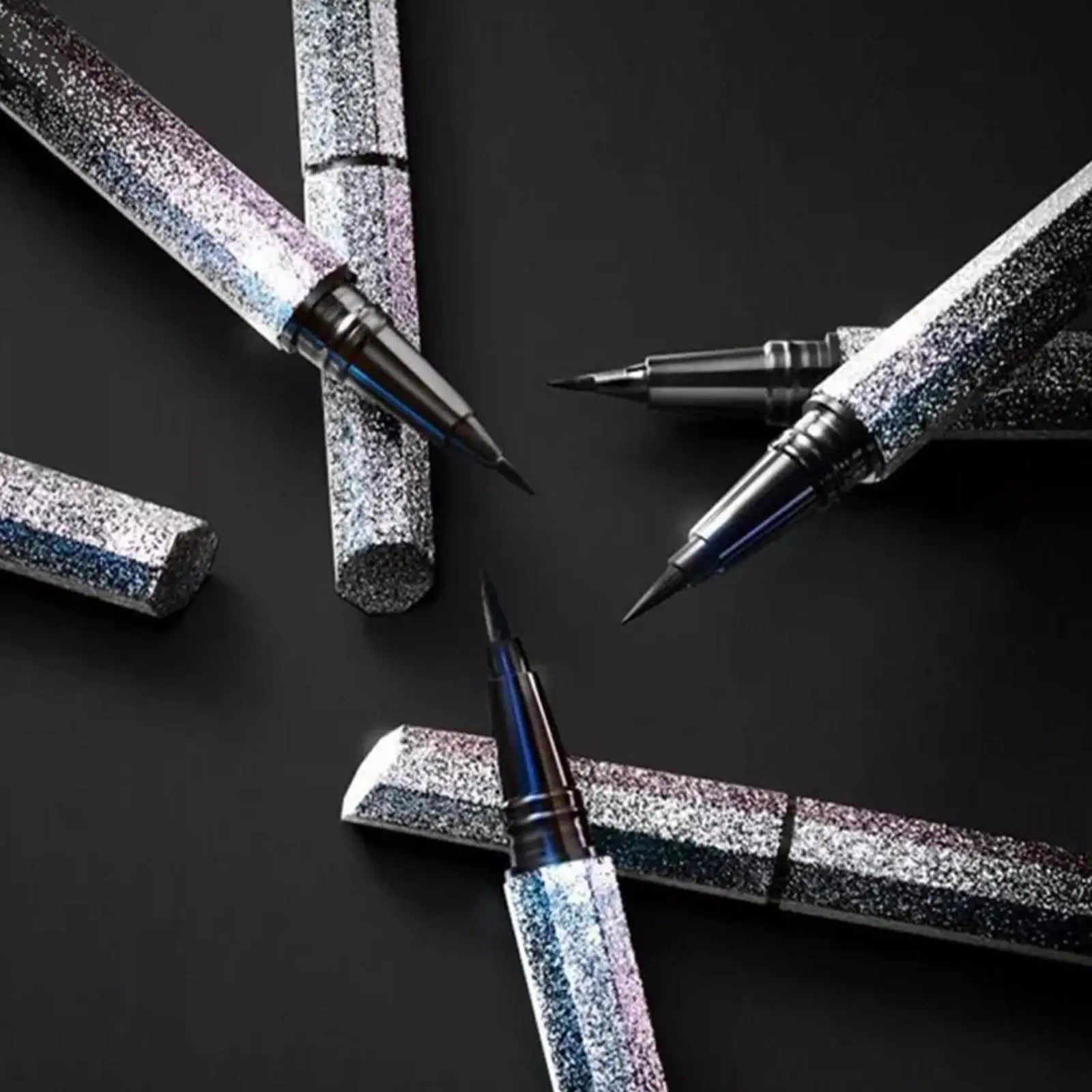 Black Liquid Eyeliner Pen — Waterproof, Quick - Dry, Precision Tip & Long - Lasting - Mzunye