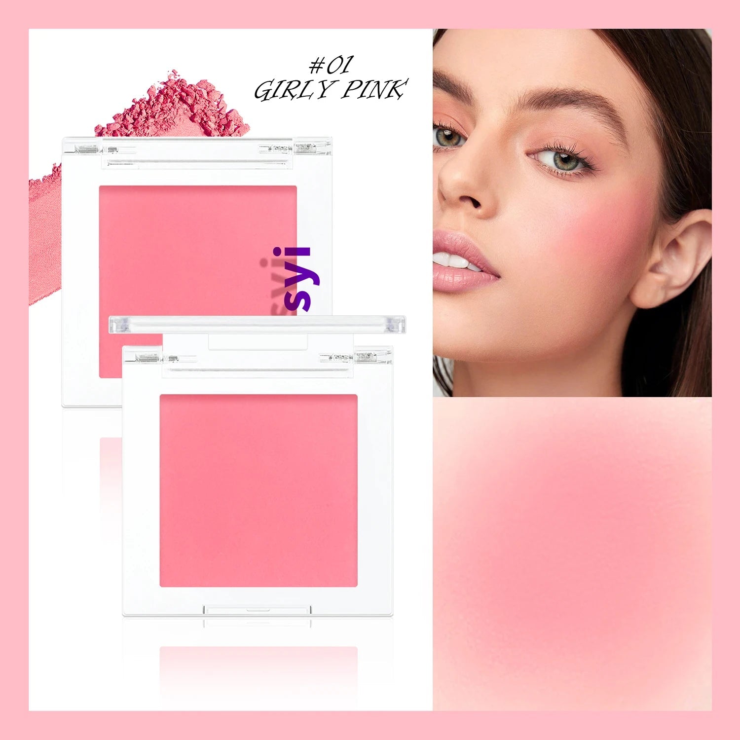 Brightening Matte Blush — Natural Youthful Glow in 6 Shades - Mzunye