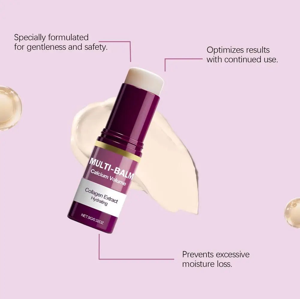 Calcium & Collagen Volume Balm Stick | Anti - Wrinkle, Hydrating Face Cream for Eyes, Neck & Face — 1, 2 & 3 - Piece Sets - Mzunye