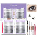 Cat Eye Lash Clusters — Individual Mixed Length DIY Eyelash Extensions - Mzunye