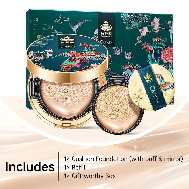 Catkin Phoenix Cushion Foundation — Full Coverage Satin Finish with Refill - Mzunye