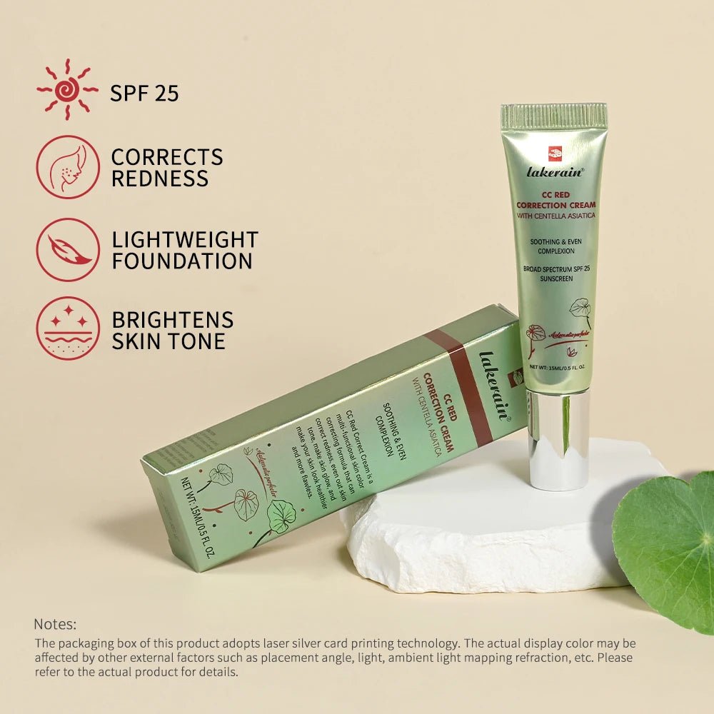 Centella Colour - Changing CC Cream — Korean Skincare Formula, Full Coverage & Brightening - Mzunye