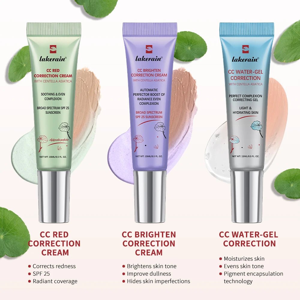 Centella Colour - Changing CC Cream — Korean Skincare Formula, Full Coverage & Brightening - Mzunye